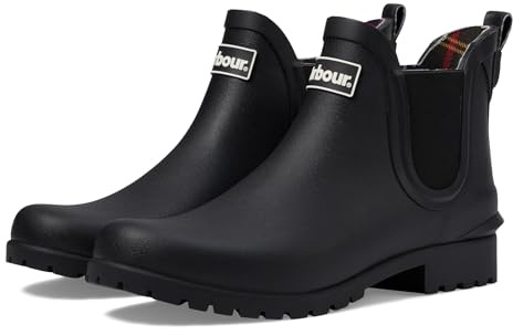 Barbour Damen Wilton Gummi Wasserdicht Wellington Regen Chelsea Stiefel EU 36-43