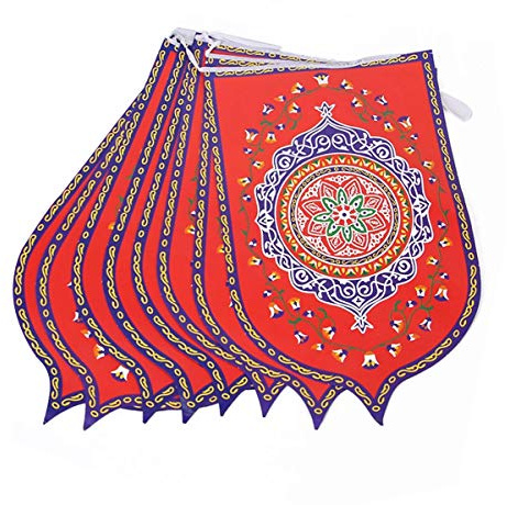 Unbekannt Tuoservo Ramadan-Flagge, islamisch, arabisch, Wimpelkette, Eid Mubarak, Partydekoration, Banner