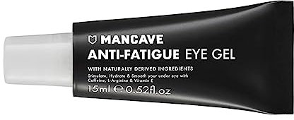 ManCave Augencreme für Männer mit Koffein und Vitamin E, 15 ml Augencreme gegen Falten und Augenringe, Natürliche Gesichtspflege Männer, Vegan, Recyclebare Verpackung - Hergestellt in GB