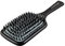 Comair Paddle Brush Azzuro sz/türkis, 13reihig, Nylonstifte & Wildschweinborste Holzbürste