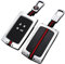 Otai Alliage de Zinc Car Flip Key Case Cover Keychain pour 2016 – 2024 Koleos Kadjar Megane Clio Captur Kangoo 4 Boutons (Argent)