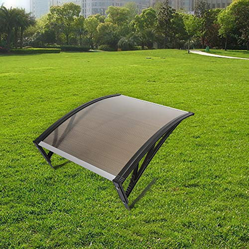 Willonin Mähroboter Garage Dach Carport für Rasenmäher Automower 102 x 78,3 x 34 cm Mähroboter Carport Schutzhülle Schutz vor Regen, Hagel und UV-Strahlen (braun)