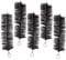 Gralara Pack of 5 Pond Filter Brushes Skimmer Pond Filtration Black 40cm, Black, 30cm