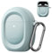 CaseBot Case Cover for Google Pixel Buds Pro 2 (2024) / Google Pixel Buds Pro (2022), Rugged Shield Protective Skin [Front LED Visible], Ice Blue