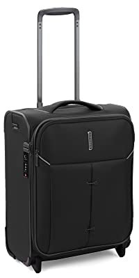 RONCATO IRONIK 2.0 Trolley Cabina Easyjet - 2 ruote, altezza 45 cm, sistema di chiusura TSA, Nero