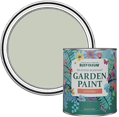 Rust-Oleum Green Mould-Resistant Garden Paint In Satin Finish - Aloe 750ml