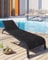 LAYNENBURG 2er-Set Premium Schonbezug für Gartenliege - 100% Baumwolle - Oeko-TEX 100 - Frottee Handtuch-Bezug Sonnenliege - Liegenbezug mit Umschlag für Standliege, Liege-Stuhl (75x200 cm Anthrazit)