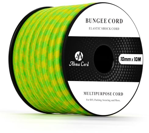 Abma Cord Gummiseil Expanderseil 10mm 10M Gummischnur Planenseil Spannseil