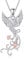 URONE Phönix-Halskette Sterlingsilber Phönix-Blumen-Anhänger Halskette Aufsteigender Phönix-Schmuck Geschenke für Frauen