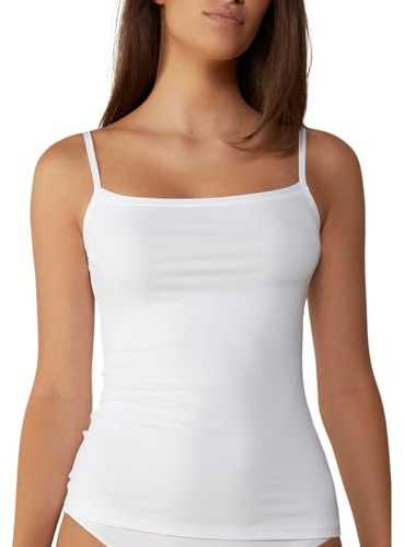 Intimitaly Irge - Irge - Canotta Donna Cotone Elasticizzato (Pacco da 2) Spalla Larga e Spalla Stretta
