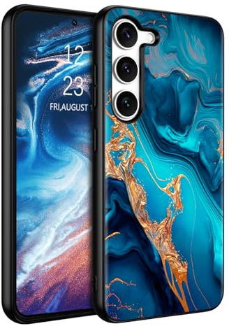 GaoBao Slim Fit Schutzhülle für Samsung S23, leuchtet im Dunkeln, Hybrid-Hartschale aus Polycarbonat, weiche TPU-Stoßdämpfer, rutschfest, für Damen, Herren, Mädchen, Jungen, Hülle für Galaxy S23 6,1