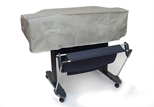 Perfect Dust Cover, Perfect Dust Cover LLC Nylon-Kurzabdeckung, kompatibel mit Canon ImagePROGRAF PRO-4600 111,8 cm (44 Zoll) Profi-Fotodrucker, antistatisch und wasserdicht, Silbergrau