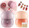 Blurring Pudding Pot Lip, Free Pudding Pot Lip, Free Lip Pudding Pot, Free Blurring Pudding Pot Lip, Small Mushroom Milk Jar Lip Jelly, Smooth Lip Gloss For Nourished (102+112)