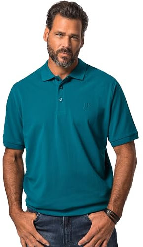 JP 1880 Herren große Größen Übergrößen Menswear L-8XL bis 8XL, T-Shirt, Poloshir, JP1880-Brustdruck, Bauchshirt, Piqué, ozeanblau 3XL 712617761-3XL