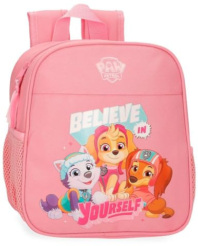 Joumma Paw Patrol Mochila Preescolar, Rosa, 21x25x10 cms | La Patrulla Canina