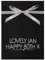 Personalised Name & Message Embroidered Cotton Tea Towel