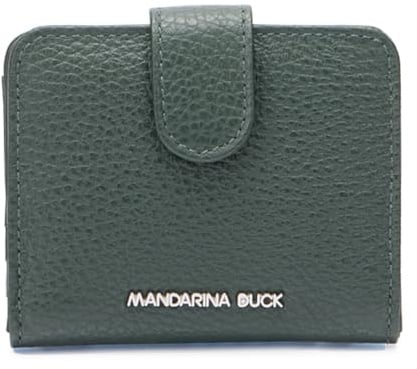Mandarina Duck Mellow Leather Wallet, Reisezubehör Damen-Geldbörse, Einheitsgröße, Pine Green, Einheitsgröße