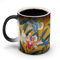 YTLKGFP Mug à changement de couleur jaune moutarde imprimé en céramique sensible à la chaleur Tasse à café à décoloration Mug humoristique