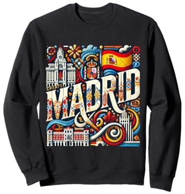 Madrid Espana Tee - Madrid Espagne Femmes Hommes Sweatshirt