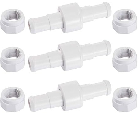 KAHDGSS Juego de tuercas giratorias para limpieza de albercas, accesorios de mantenimiento para piscinas 180 380