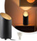 Uplight Spot Schwarz, Led Bodenstrahler Mit Fußschalter, Indirekte Beleuchtung Innen Wohnzimmer, 3 Farbtemperaturen Bodenleuchte, Led Gu10 Lampe, 6W 700lm