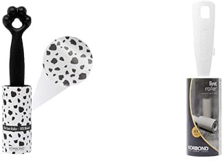 Korbond Paw Print Pet Lint Roller + Korbond 7.4m Lint Roller