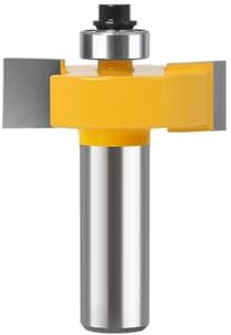 1 stücke 6mm 12mm 1/4,1/2 zoll Schaft Rabbeting Bit Mit Lager Holzbearbeitung Werkzeug T Typ Lager Holz Fräser Router Bits Für(12mm Shank)