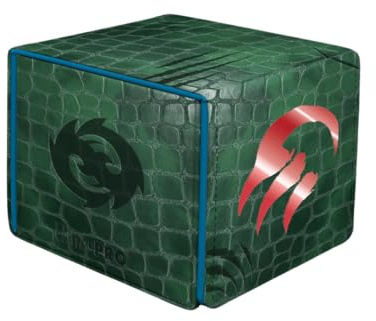 Ultra Pro - Tarkir Dragonstorm Ureni, The Song Unending Premium Alcove Edge Deck Box for Magic: The Gathering | Caja de mazo premium con diseño de escamas de dragón, cierre magnético, almacenamiento