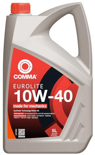 Comma EUL5L Eurolite 10W-40 Teilsynthetisches Motoröl 5 L