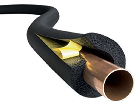 Armaflex Self Seal Pipe Insulation Lagging Black Nitrile Foam Class O 2m-15mm-13mm-Wall