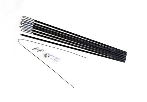 Relags Fiberglaszeltstange - 4 m x 8,5 mm, 7 Segmente - Zelt Ersatzstange