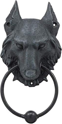 Pacific Trading Wolf Gargoyle Door Knocker Home Decoration New