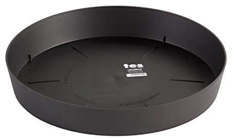 Plastiken TES - Plato Redondo, diámetro de 36 cm, Color Antracita