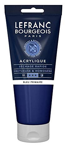 Lefranc Bourgeois Acrylique Fine Tube 200ml Bleu Primaire