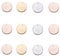 PandaHall 60 Stück 304 Edelstahl-Stempelanhänger, 15mm Runde Blanko Prägeanhänger Flache Runde Leere Charms für Armband Halskette Anhänger Schmuck DIY Basteln, Golden/Silber/Rose Golden
