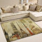 Use7 Vintage Cityscape Schiefer Tower of Pisa Teppich Teppich Teppich für Wohnzimmer Schlafzimmer, Textil, Mehrfarbig, 203cm x 147.3cm(7 x 5 feet)