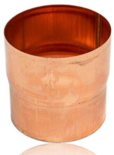 Kupfer Ablaufrohrverbinder 100 mm für Fallrohre mit gleichem Durchmesser, Ablaufrohr Fallrohrverbinder DN 100