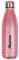 DECOHO Bouteille Isotherme Personnalisable en Acier Inoxydable 500 ml Rose Pailleté