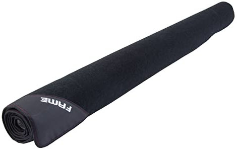 Fame Drum Teppich, 200x160cm, Schwarz, Rutschfest, Gummierte Unterseite, Verstärkter Rand, Ideal für E-Drummer und Konventionelle Setups, Leicht, Transportfreundlich