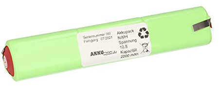 Batterie de rechange 946933 compatible avec volet roulant et fenêtre solaire 10,8 V 2200 mAh