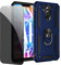 JOYTAG Funda para Huawei Mate 20 Lite Carcasa Azul con Protector de Pantalla de Privacidad, Anti Espía Cristal Templado