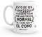 Puterful - Taza minimal con frase Diosa - Tazas originales para café - Resistente al microondas y lavavajillas