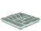 ACCURATE Large cutlery organiser tray with 7 compartments. Durable yet lightweight and easy to clean with a high gloss finish. (SILVER SAGE)