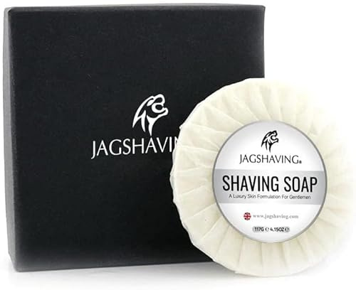 Jag Shaving Rasierseife für Männer – Cremige Rasierseife für reichhaltigen Schaum – Feuchtigkeitsspendende Rasierseife zum Nachfüllen für die traditionelle Rasur Für alle Hauttypen geeignet