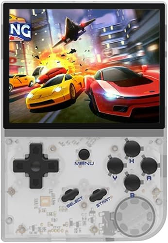 RG35XX Consola de Juegos de Mano, Pantalla IPS de 3.5 Pulgadas, Sistema Linux, Consola de Videojuegos Retro, Tarjeta TF integrada de 64 G + 128 G, más de 8000 Juegos clásicos