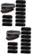 Amosfun 20 Stück Sarg Modell Halloween Keksdose Spukhaus Dekoration Skelett Sarg Box Halloween Sargschmuck Halloween Requisiten Sarg Ornament Mini Deko Box Schwarzem Kunststoff