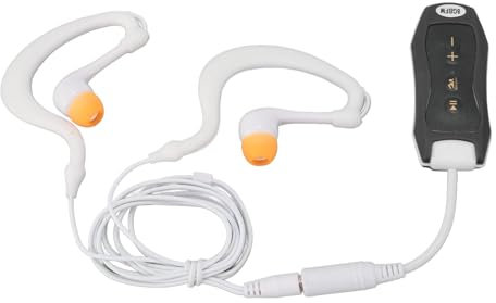Lettore MP3 da 8 GB con Auricolare, Lettore Musicale Impermeabile IPX8, Lettore Musicale HiFi Portatile Ricaricabile da 120 MAh, per Nuoto, Immersioni, Corsa (BLACK)