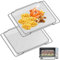 GXF Air Fryer Basket for Breville BOV900BSS Smart Oven Air Fryer Pro,16.5D x 11.8W x 0.5H Food Grade Steel Mesh Baskets Accessories Tray for Breville Air Fryer Toaster Oven, Microwave Oven