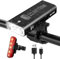 Fahrradlicht Set, CUBTEM LED Fahrradleuchten Set Fahrradbeleuchtung USB Aufladbar, IPX6 Wasserdicht Fahrradlichter, Fahrradlicht Vorne & Fahrradlicht Rücklicht Set, Fahrrad Lichter LED Set Zubehör