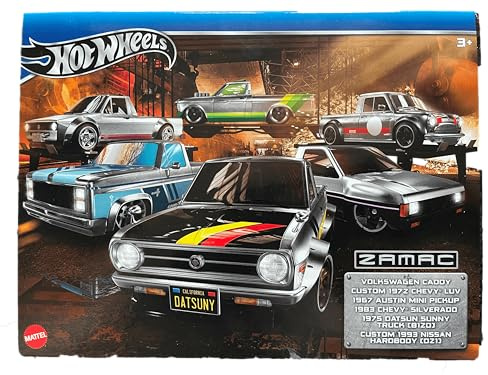 Ride on | Hot Wheels | Zamak Silber HRX57 | Multipack 6 Fahrzeuge